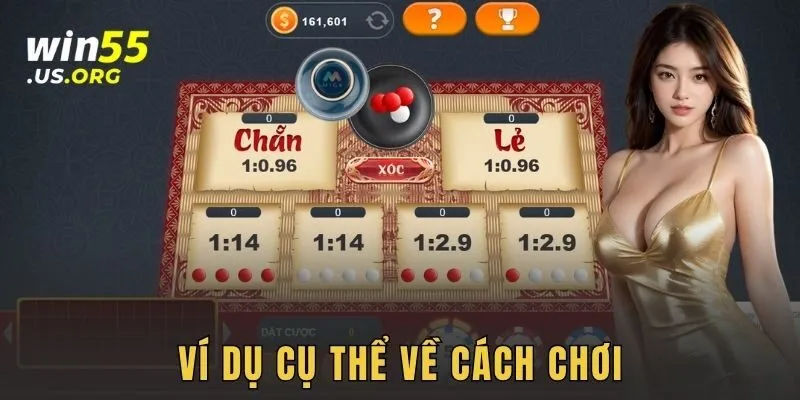 Ví dụ cụ thể về cách chơi